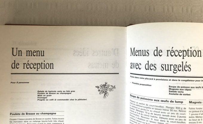 Livre, Mangeons bien chaque jour, 1 année d'idéees menus