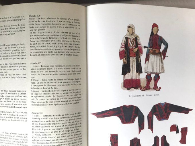 Livre rare ! Costumes folkloriques, Europe de l'Est, Afrique, Asie, Max Tilke
