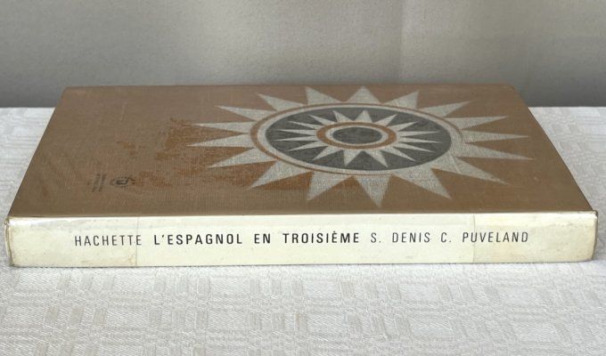 Livre scolaire ancien "L'Espagnol en 3e" - Éditions Hachette 1964