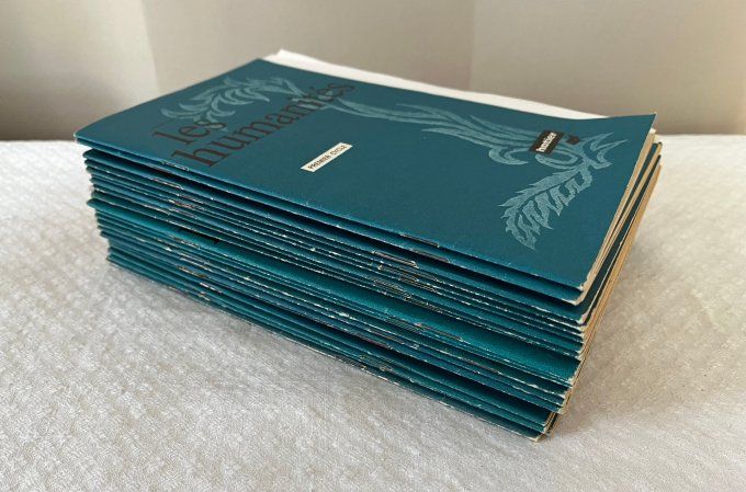 Lot 27 Revues Scolaires vintage "Les Humanites" Cycle d Observation et Premier Cycle, Hatier