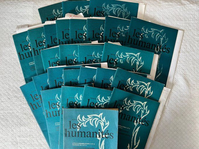 Lot 27 Revues Scolaires vintage "Les Humanites" Cycle d Observation et Premier Cycle, Hatier