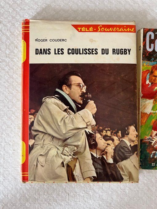 Lot 3 livres vintage sur le Rugby, Roger Couderc, Georges Pastre, Constellation Tournoi 5 Nations
