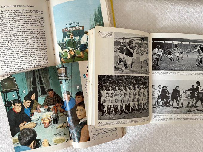 Lot 3 livres vintage sur le Rugby, Roger Couderc, Georges Pastre, Constellation Tournoi 5 Nations