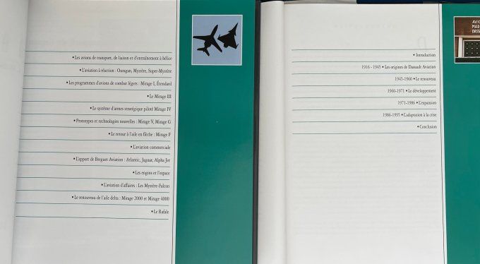 Lot Collection Dassault Aviation - Livres, vidéo VHS et DVD - Histoire & Falcon 2000