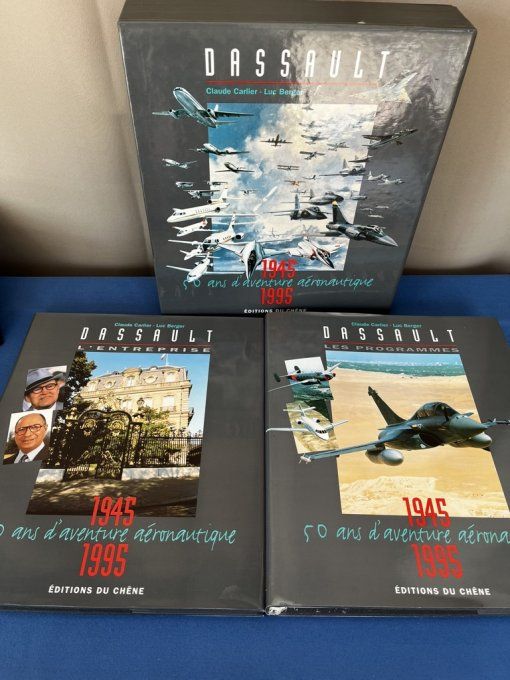 Lot Collection Dassault Aviation - Livres, vidéo VHS et DVD - Histoire & Falcon 2000
