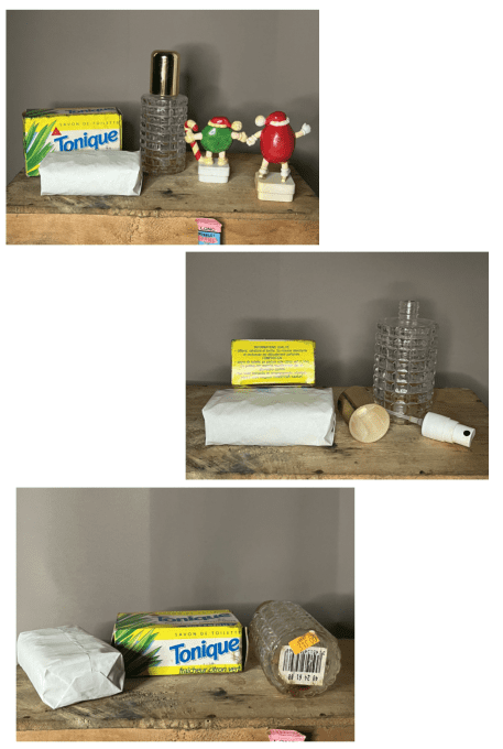 Lot d'objets vintage, publicitaire, d'ancienne épicerie