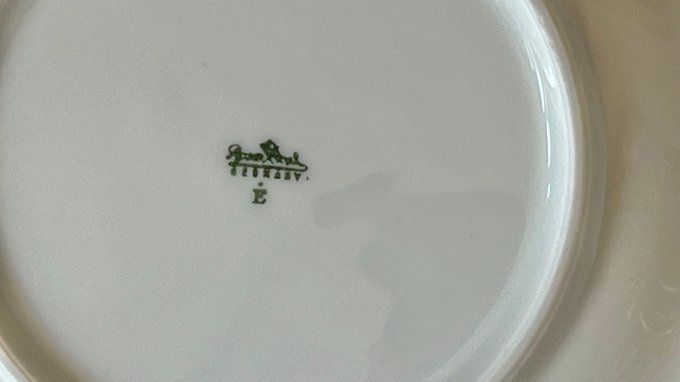 Lot de 12 petites assiettes à pain, Rosenthal - Porcelaine vintage Allemagne