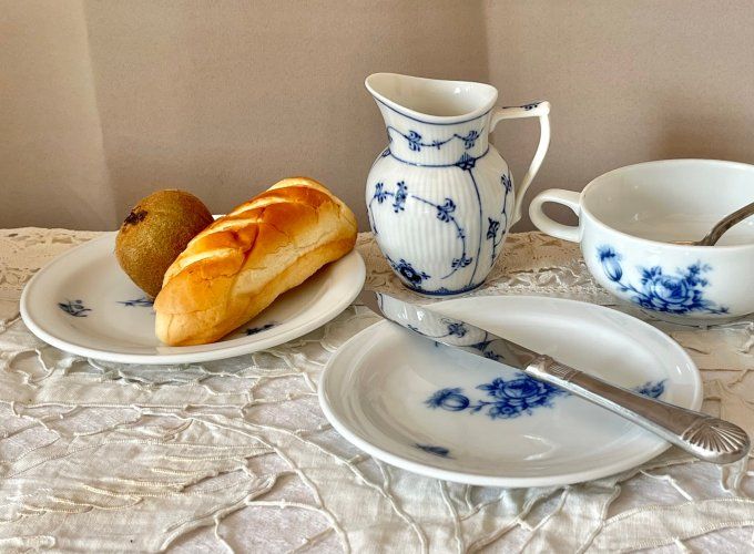 Lot de 12 petites assiettes à pain, Rosenthal - Porcelaine vintage Allemagne