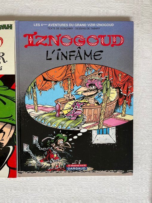 Lot de 3 bandes déssinées Iznogoud, de Goscinny et Tabary