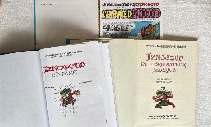 Lot de 3 bandes déssinées Iznogoud, de Goscinny et Tabary