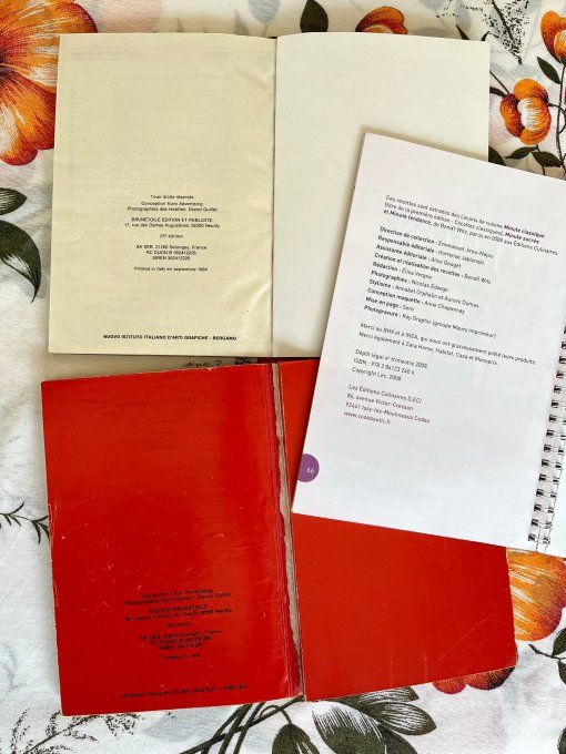 Lot de 3 livres cuisine, recettes pour cocotte minute SEB - Époques 1970, 1980 et 2000