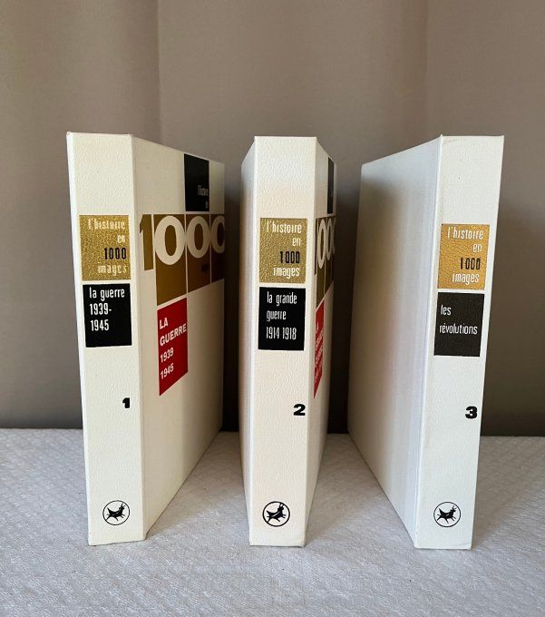 Lot de 3 livres – L’Histoire en 1000 images