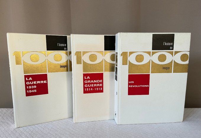 Lot de 3 livres – L’Histoire en 1000 images