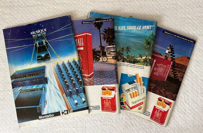 Lot de 4 Magazines Rock Vintage des Années 80, Best, Rock & Folk, Rock & BD