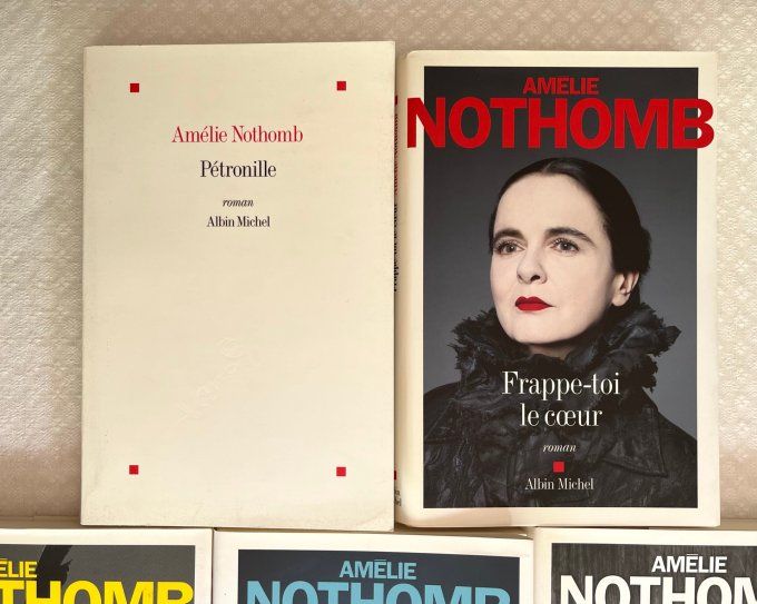 lot de 5 livres, romans d'Amélie Nothomb