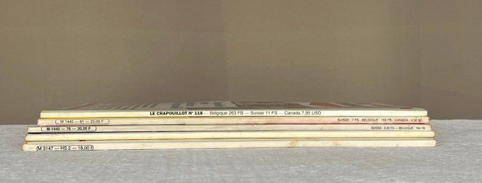Lot de 5 revues Le Crapouillot, MagaLot de 5 revues Le Crapouillot, Magazine non conformiste, vintag