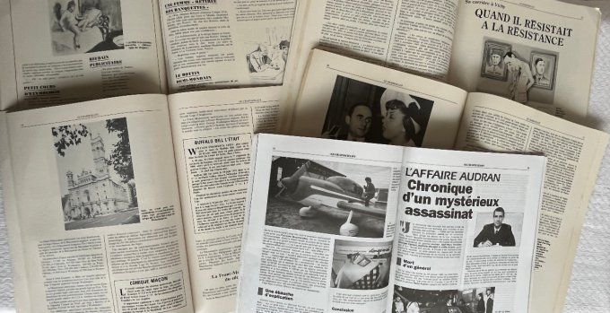 Lot de 5 revues Le Crapouillot, Magazine non conformiste, vintage