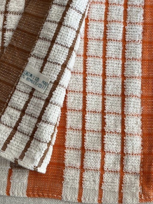 Lot de 6 essuie mains vintage, Neufs