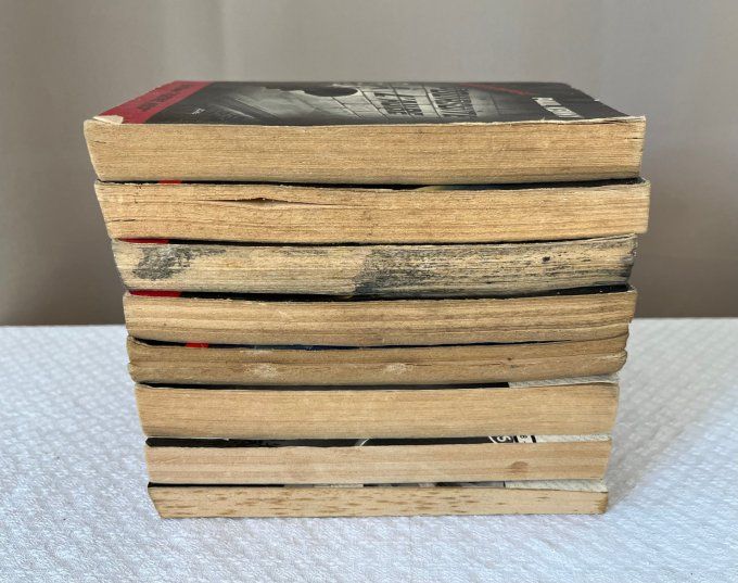 Lot de 8 livres d'espionnage, Éditions Fleuve noir
