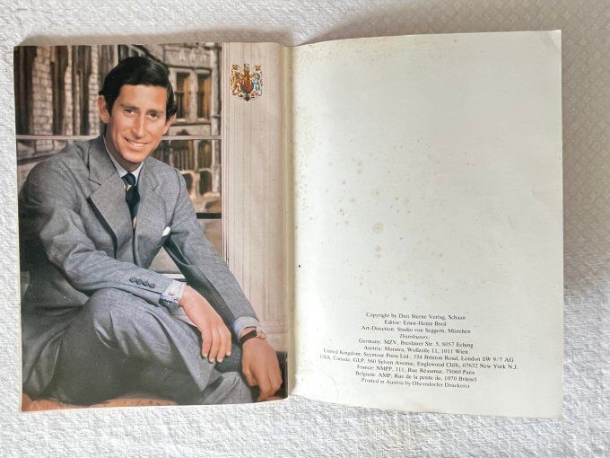 Magazine vintage en anglais,  Le mariage royal de Lady Diana et le prince Charles