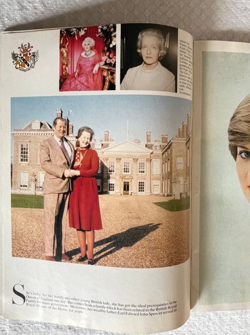 Magazine vintage en anglais,  Le mariage royal de Lady Diana et le prince Charles