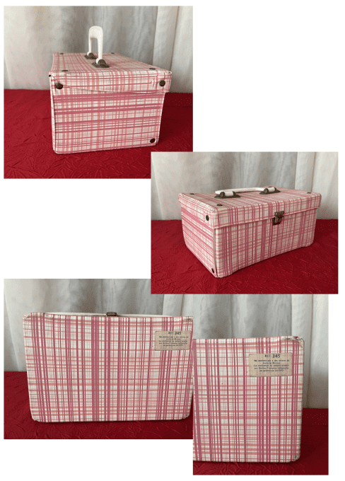 Mallette vintage complète pour poupée – Accessoires nurserie & coiffure années 60/70