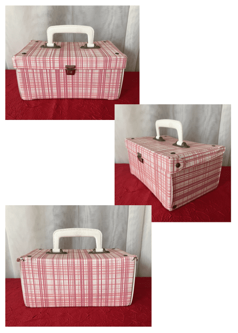 Mallette vintage complète pour poupée – Accessoires nurserie & coiffure années 60/70