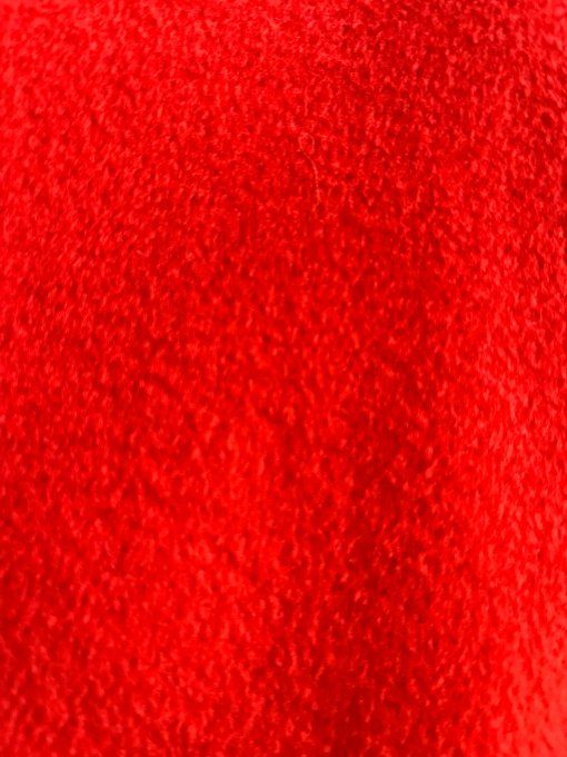 Manteau fait main vintage, orange