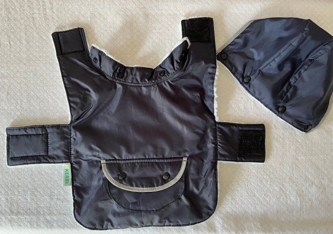 Manteau, imperméable bleu pour petit chien, Marque Kerbl, Neuf