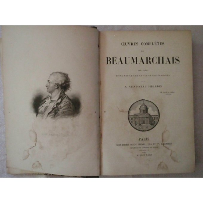 Oeuvres complètes de Beaumarchais - 1872