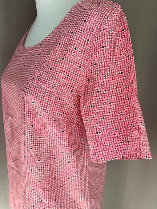 Pep's & Ferroviaire — Blouse vintage style SNCF rose rétro T1
