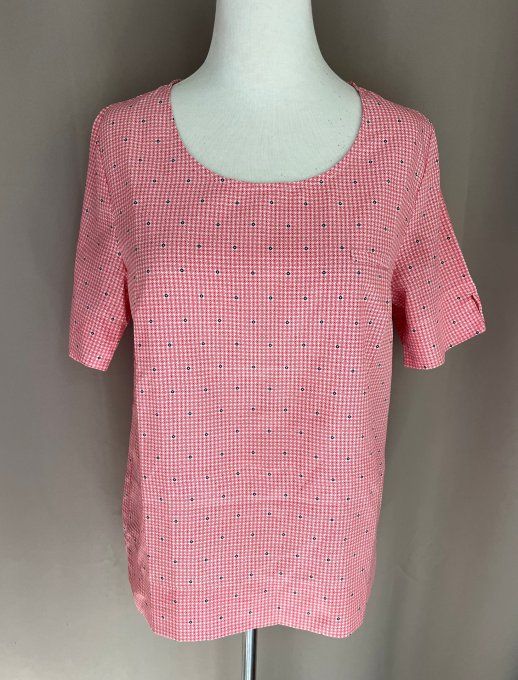 Pep's & Ferroviaire — Blouse vintage style SNCF rose rétro T1