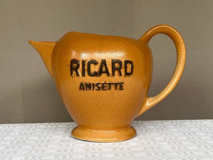 Pichet Ricard Anisette des ateliers de céramique Ricard, Vintage, estampillé