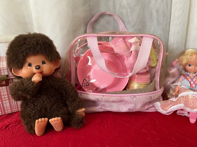 Pochette vintage "YOU & ME" – Coffret de Soins et Bébé – Jouet Années 80/90