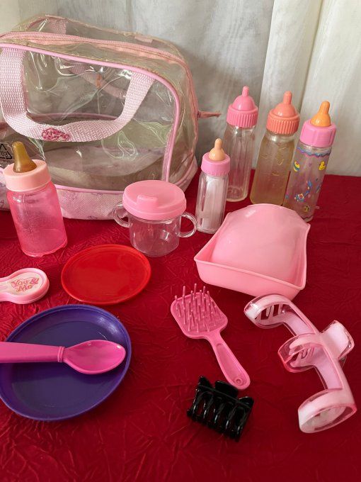 Pochette vintage "YOU & ME" – Coffret de Soins et Bébé – Jouet Années 80/90