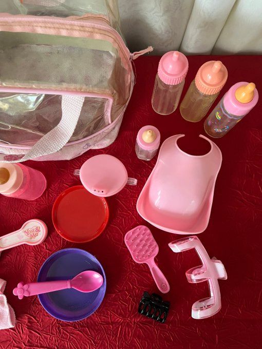 Pochette vintage "YOU & ME" – Coffret de Soins et Bébé – Jouet Années 80/90