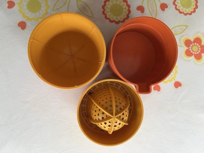 Presse agrumes / fruits, orange, vintage