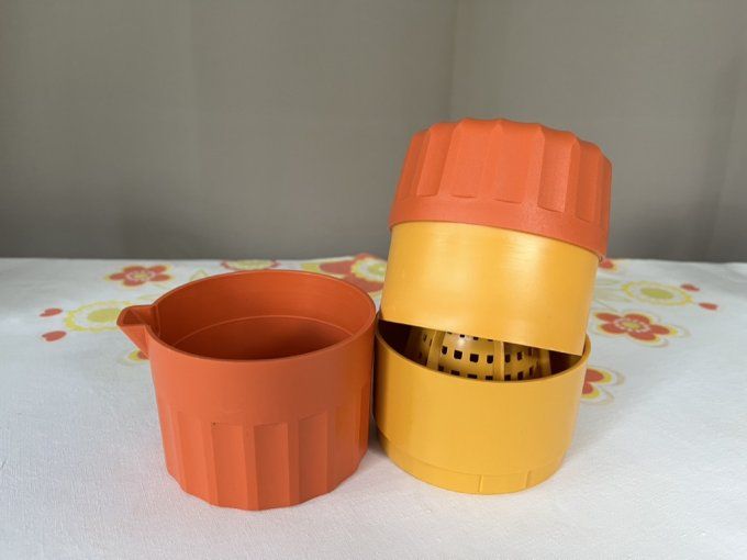 Presse agrumes / fruits, orange, vintage