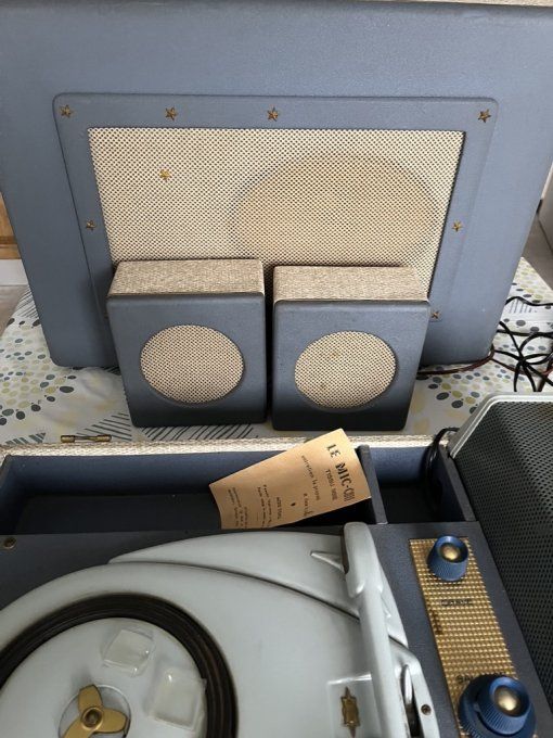 Rare Électrophone / Tourne-Disque Valise Vintage STEREO STAR (Années 50/60)
