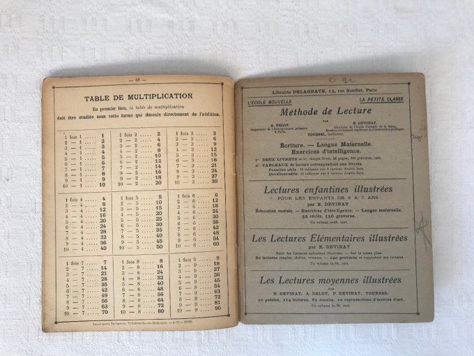 Rare ! Livre ancien scolaire, Méthode de calcul, A. Belot, E. Lepointe
