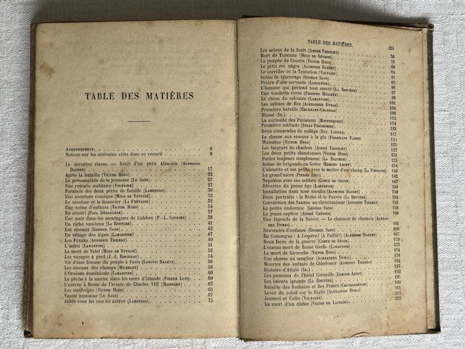 Rare ! Livre scolaire ancien, Lectures choisies de Français moderne, Charles Bigot, Hachette 1894