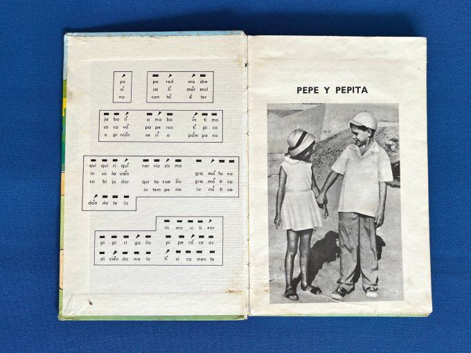 Rare, Livre scolaire vintage "Pepe y Pepita" Mirajo - Apprentissage Espagnol - Édition 1964