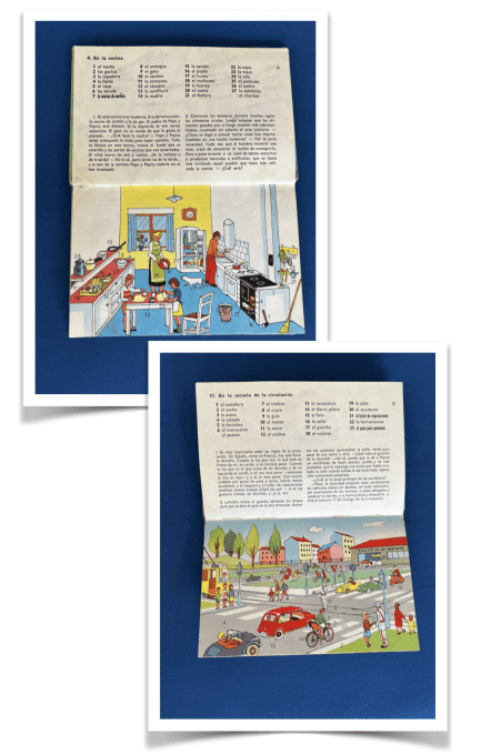 Rare, Livre scolaire vintage "Pepe y Pepita" Mirajo - Apprentissage Espagnol - Édition 1964