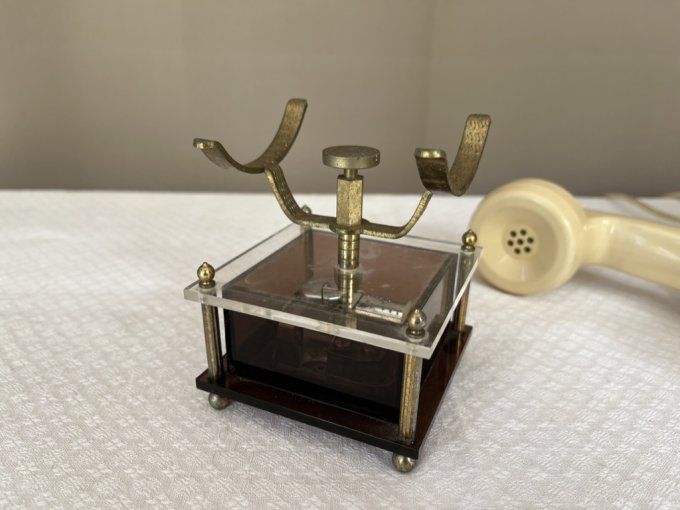 Repose combiné de téléphone musical SANKYO, vintage