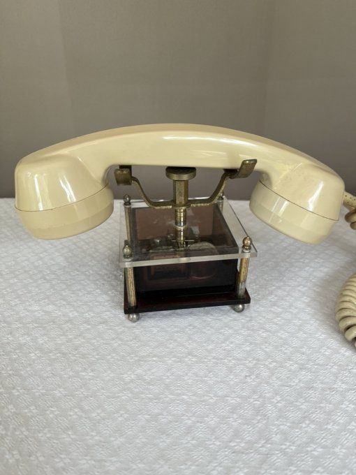 Repose combiné de téléphone musical SANKYO, vintage, Musique "la chanson de Lara"