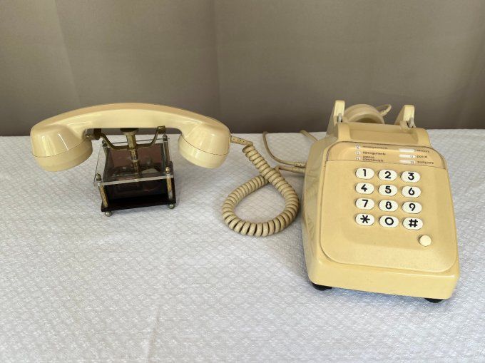 Repose combiné de téléphone musical SANKYO, vintage, Musique "la chanson de Lara"