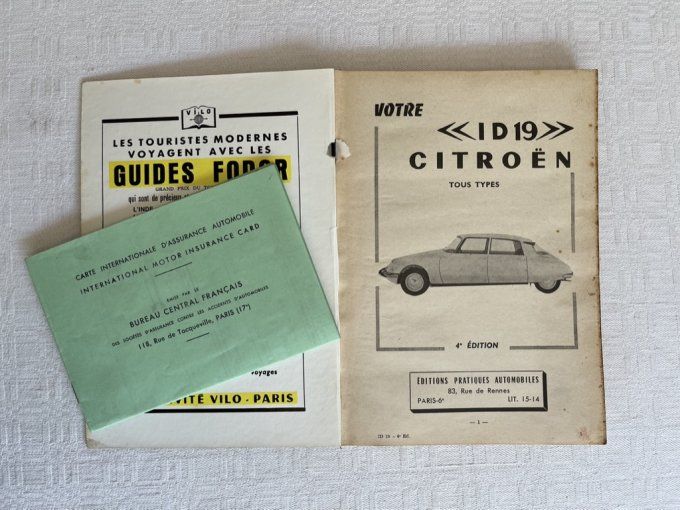 Revue technique et pratique, guide Votre Citroën ID19