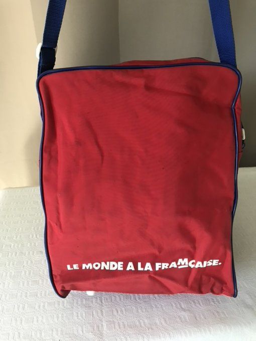 Sac de voyage Fram, avec rabat, Années 80, Modèle rare !