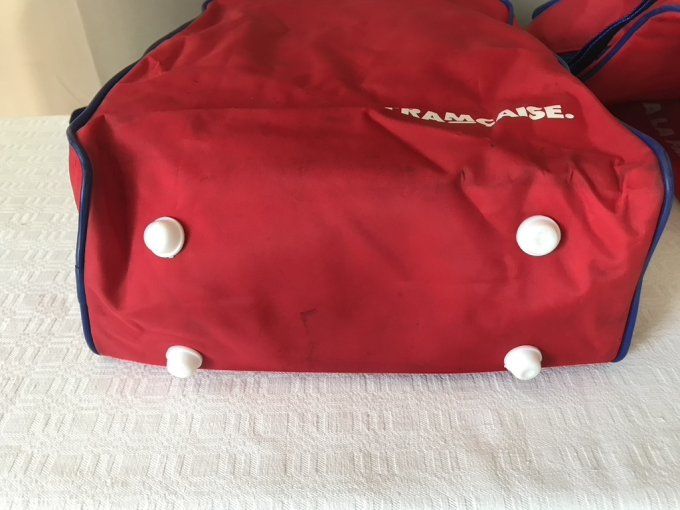 Sac de voyage Fram, avec rabat, Années 80, Modèle rare !