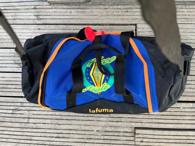 Sac de voyage vintage de la marque Lafuma modèle Free Style